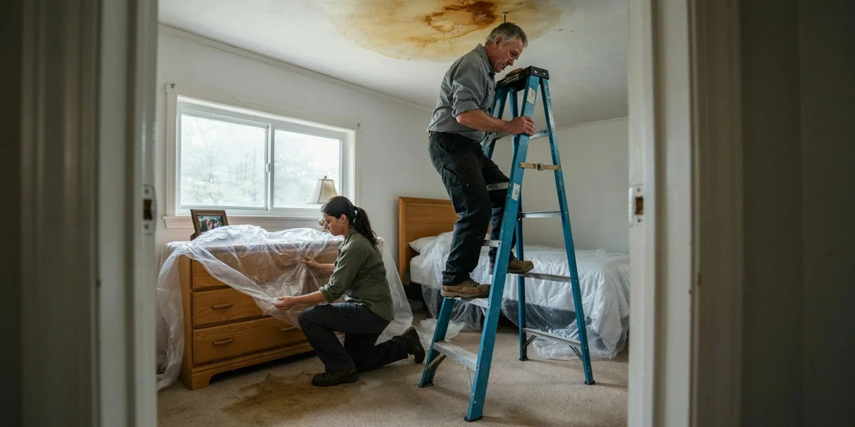 Roof Leak Water Damage in Cherry Hills Village, CO